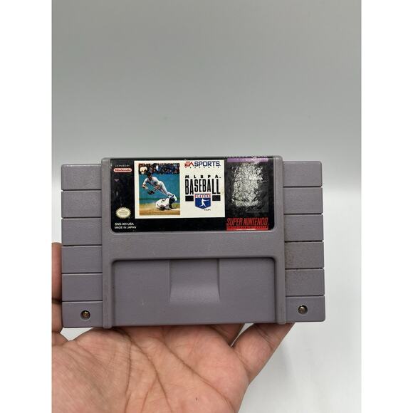 MLBPA Baseball (Super Nintendo Entertainment System, 1994) SNES - Picture 2 of 5
